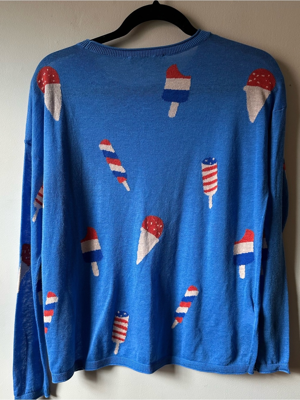 ✨5/$25 NWT Loft Popsicle 4th of July Lightweight Summer Sweater - Picture 5 of 5